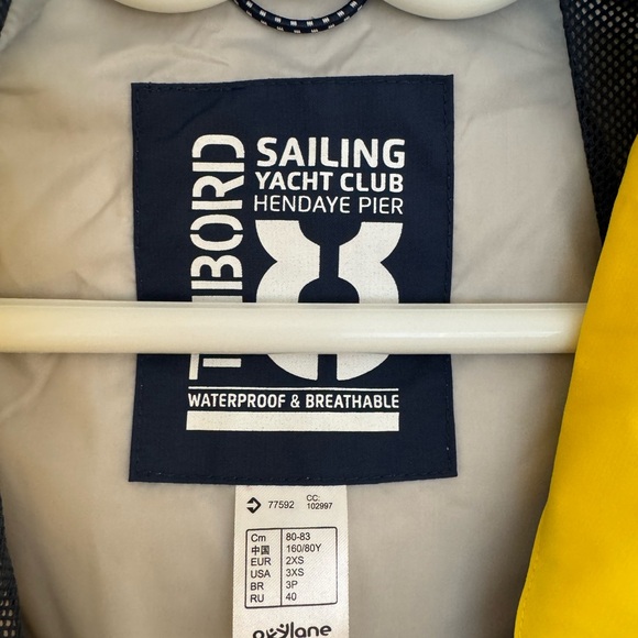 Yellow Windbreaker Women 2XS - Picture 3 of 5